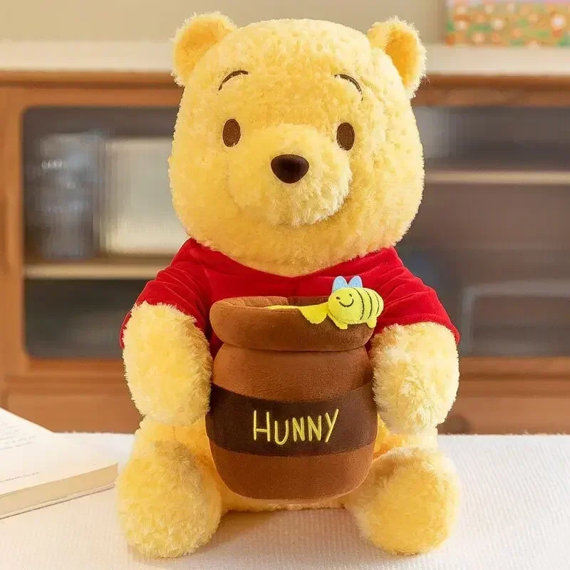 35/45/55cm Disney Winnie The Pooh Plush Toy Anime Honeypot Kawaii Pillow Cartoon Room Decoration Girls Soft Child Birthday Gifts