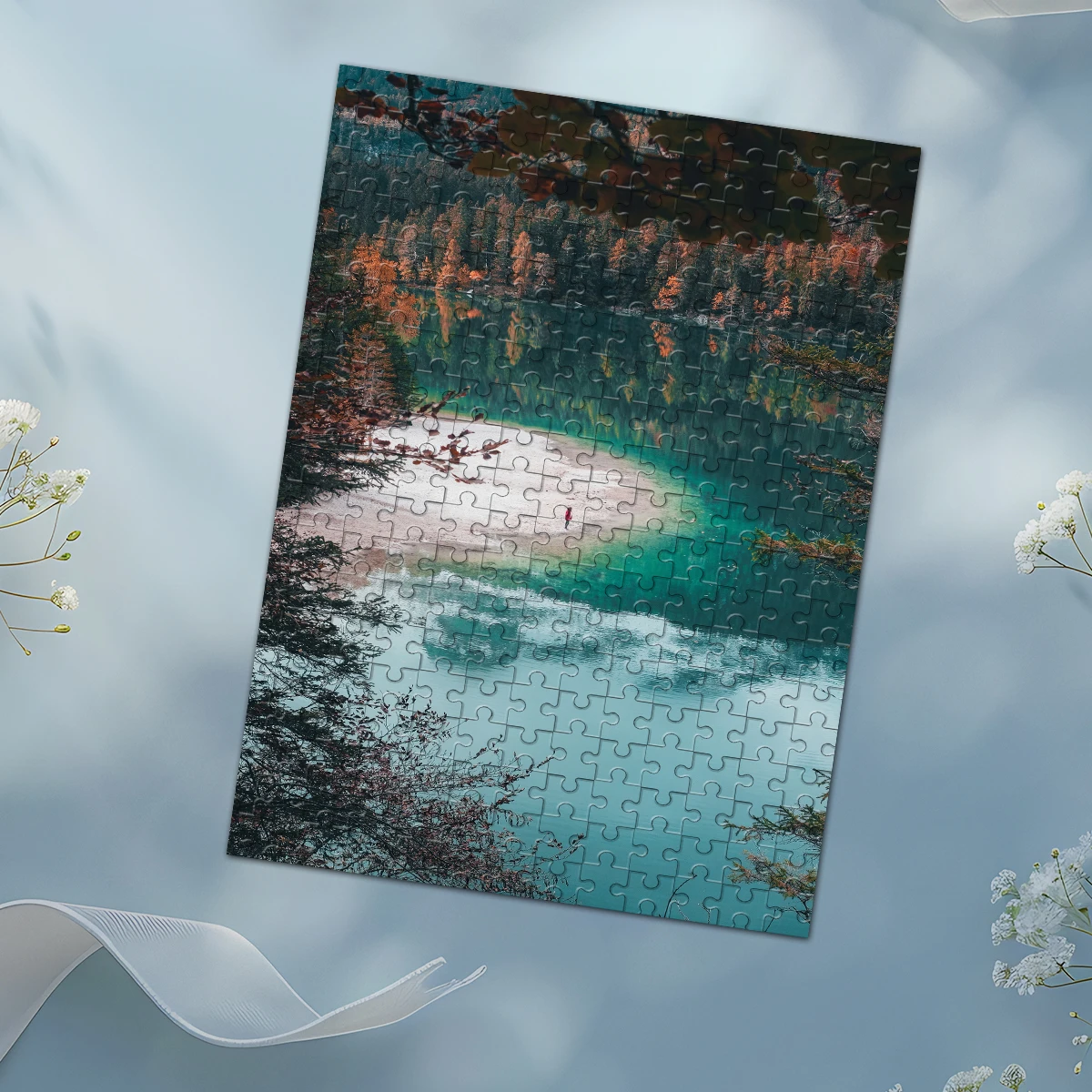 35/150/300/500/1000pcs nice view Custom Photo Custom DIY Personalised Photo Portrait Puzzles Jigsaw puzzle Mosaic