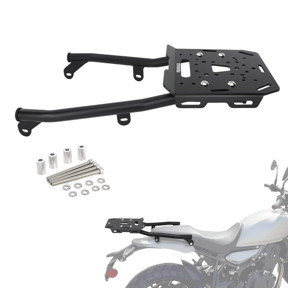 Motorcycle Top Box Carrier Shelf Bracket Rear Luggage Rack Cargo Holder Guerrilla 450 2024 2025 2026 For Royal Enfield