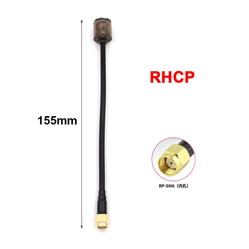 Lollipop 5 RHCP/LHCP 5.8G 2.8dBi MINI FPV Antenne SMA/RP-SMA/MMCX-Straight/MMCX-hoek/UFL voor RC Zender Ontvanger Drones DIY
