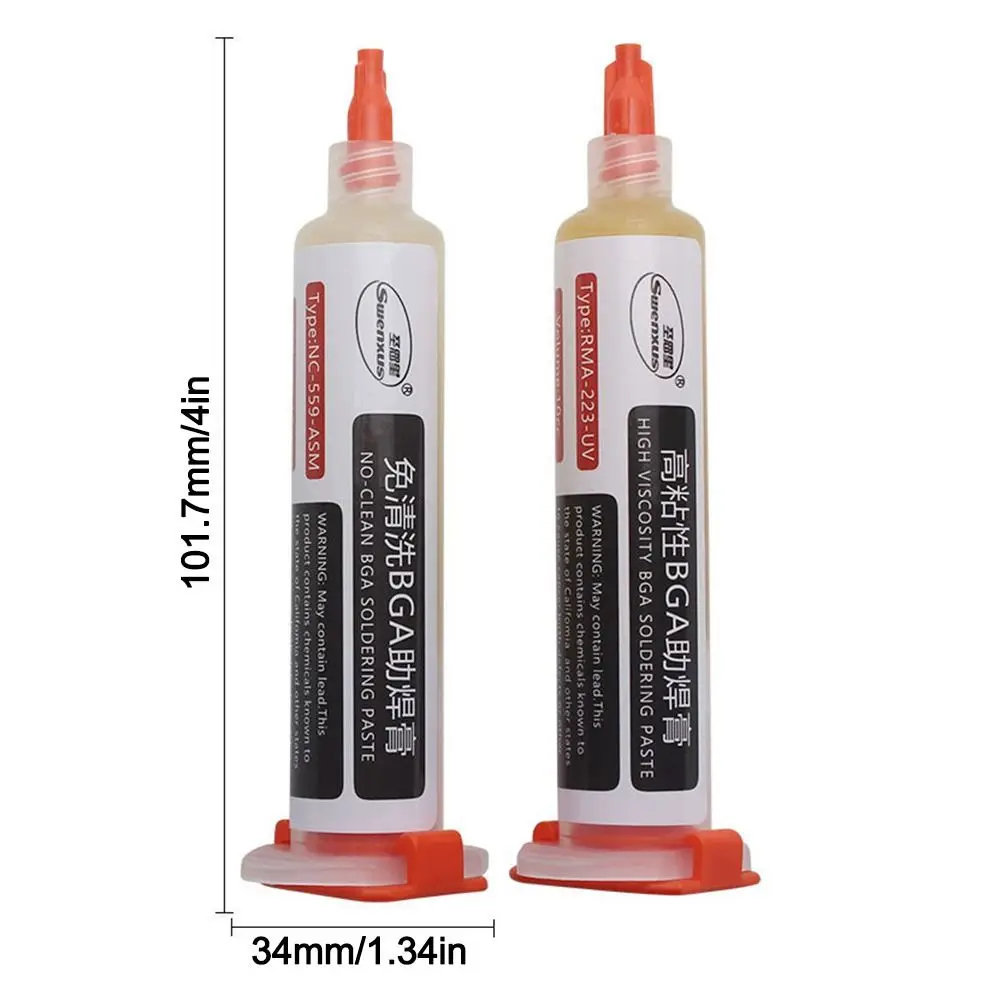 Advanced Formula 10cc Capacity Welding Flux No-Clean Type Oil Based Soldering Flux BGA Flux Electronic Maintenance