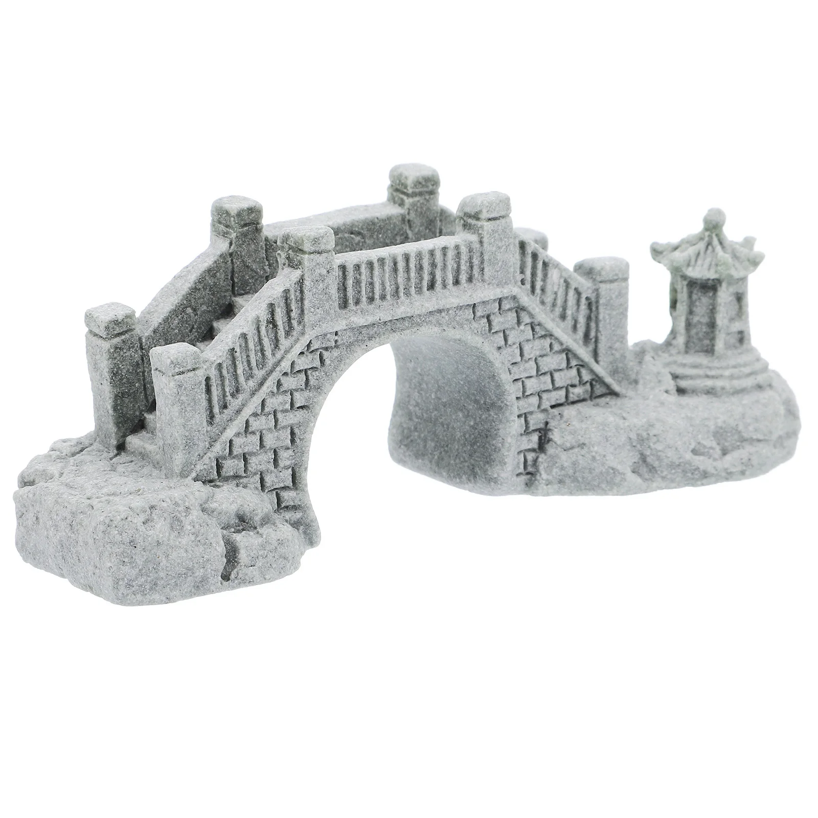 

Miniature Bridge Decor For Fish Tank Landscaping Desktop Indoor Ornament Micro Landscape Prop Bonsai Garden Resin