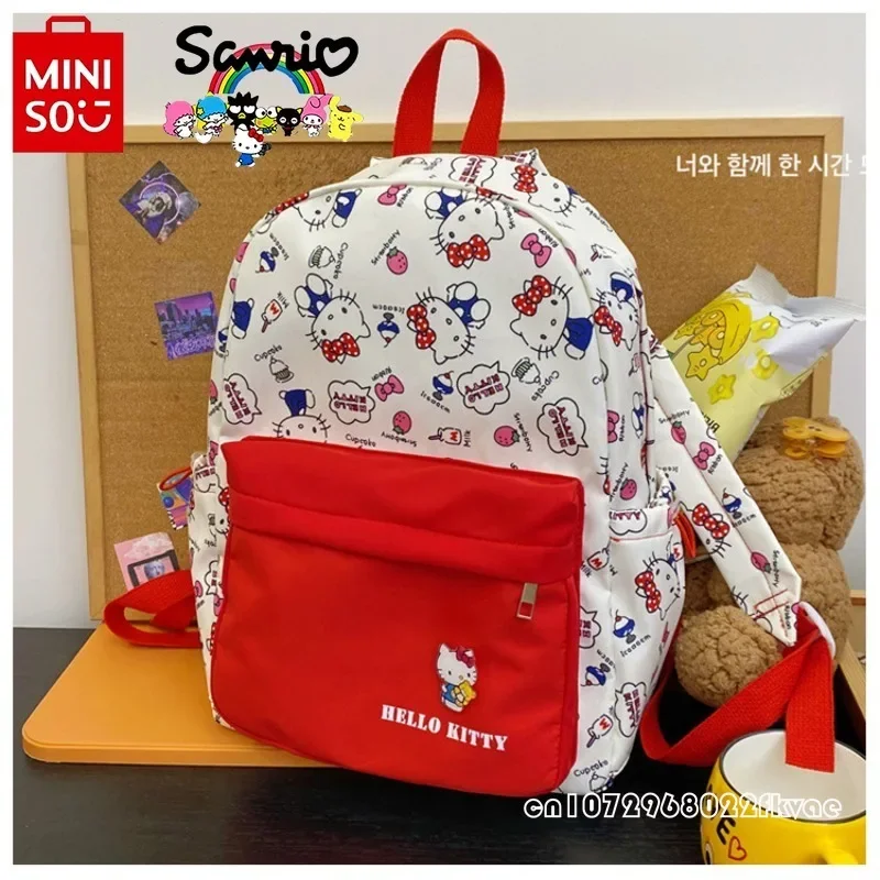 Sanrio 2025 New Women's Backpack Fashion High Quality Girls' Travel Backpack Cartoon Versatile Large Capacity Student Backpack