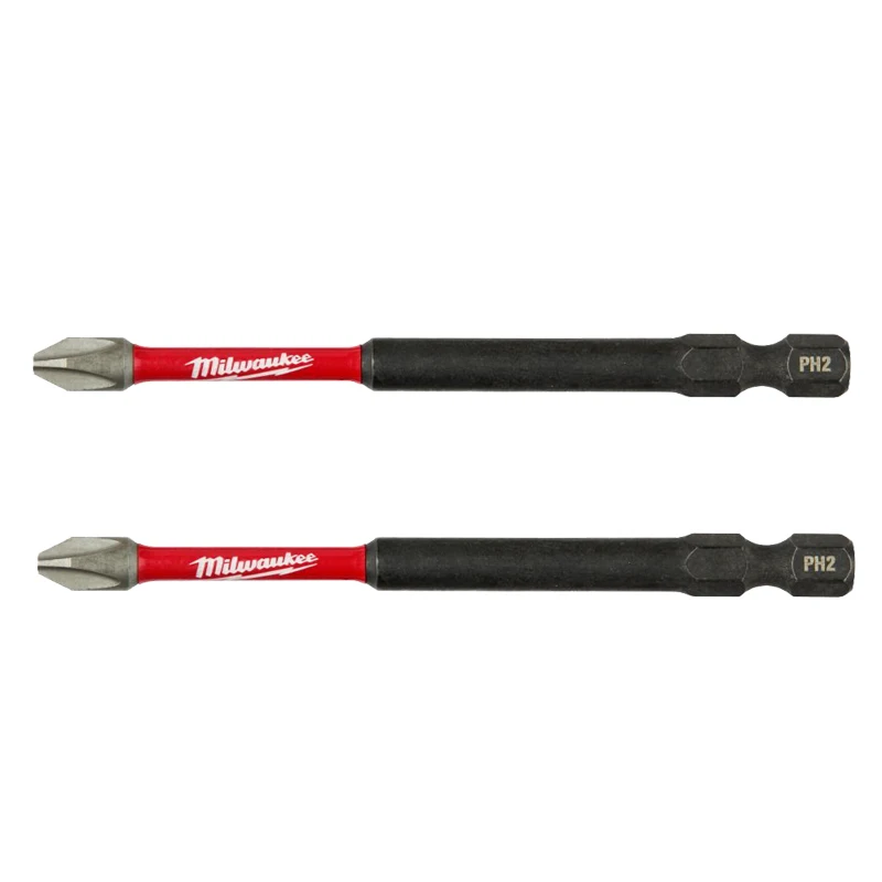 Milwaukee Original PH2 89MM Impact Type Bit High Speed Steel Carpentry Drilling Deep Holes High Lifespan Bit Power Tool Accessor