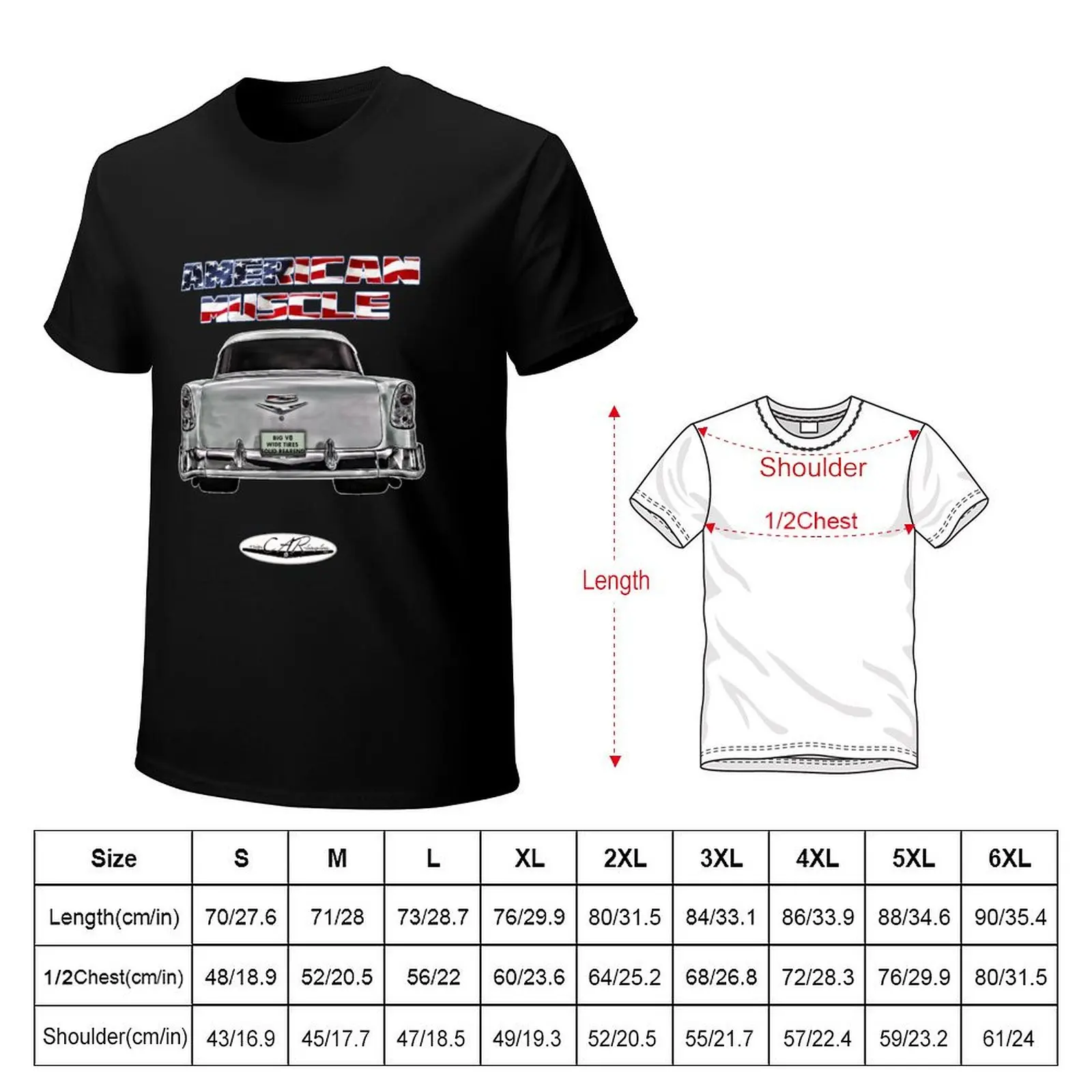 1956 Hotrod Muscle Car Oldtimer Youngtimer 56 T-Shirt Casual All Match Short Sleeve T-Shirt