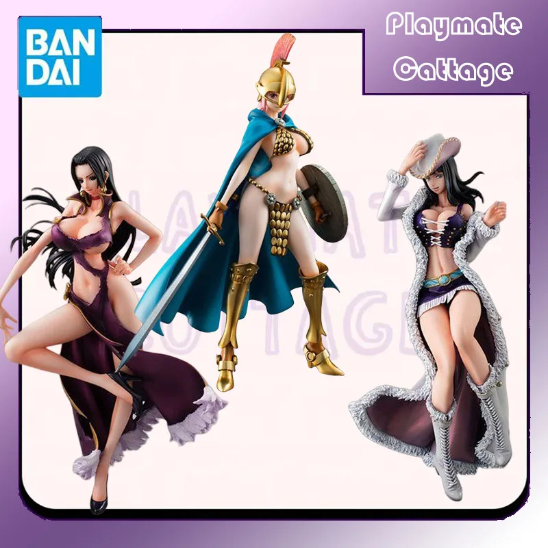 

In Stock Megahouse POP Boa Hancock Ver.3D2Y Ms All Sunday Nico Robin REBECCA Original Anime Figure Model Toy Collectible Gift