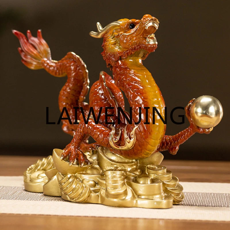 RWJ Qian Long Jinbao Dragon Year Decoration Hallway Home Decoration Opening Gift