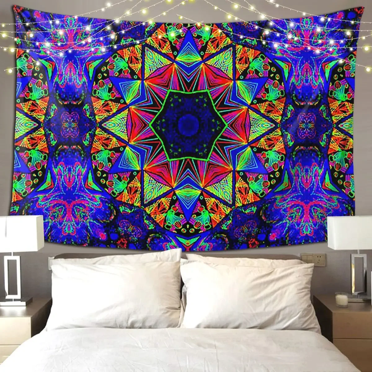 Colors Of The Soul (Augmented Reality) Tapestry Funny Wall Hanging Aesthetic Home Tapestries for Living Room Bedroom Dorm Room