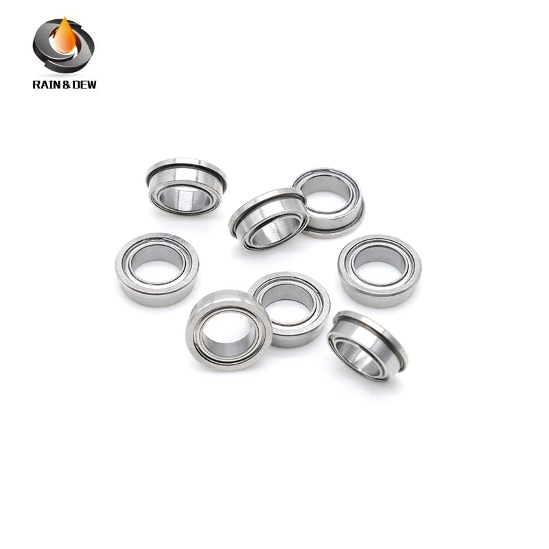 10PCS FR168ZZ 6.35x9.525x3.175 mm High Quality ABEC-7 Mini Flanged Ball Bearings FR144ZZ FR2-5ZZ FR156ZZ FR166ZZ FR188ZZ FR8ZZ