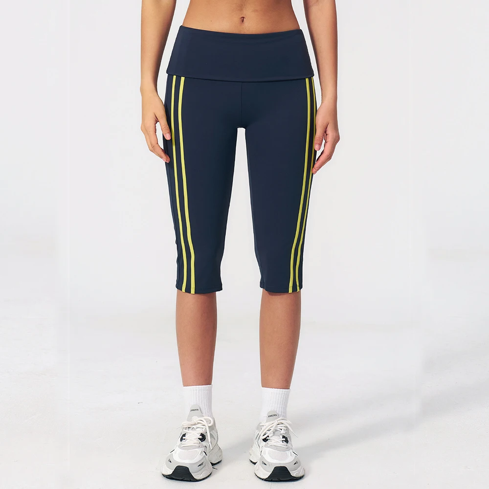 High Waist Yoga Pants Capri Leggings with Pockets for Women Tummy Control Running Workout Capri Leggings for Women Capri Pants
