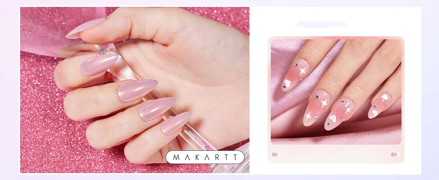 Makartt Handheld UV Light for Gel Nails Portable Mini UV LED Nail Lamp Fast Curing Dryer Rechargeable USB LCD 2 Timers DIY Salon