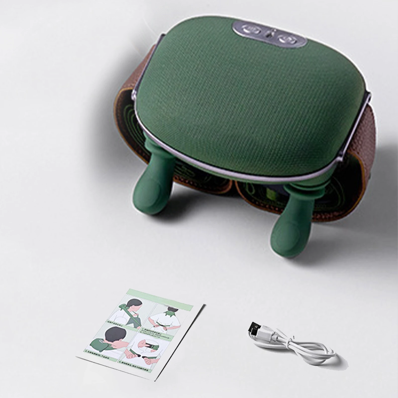 

Массажер для шеи, плеч, массажеры для спины с подогревом, электрический массажер для разминания мышц, шеи, подушка для шеи, талии, ног, тела, 3-уровневые режимы