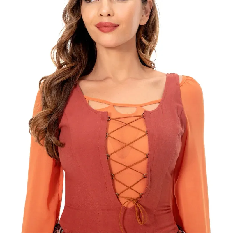 Mary Sanderson Costume Cosplay Hocus Halloween Pocus Abiti Abito da donna Donna Strega Gioco di ruolo Abiti da festa Moda per adulti MN3