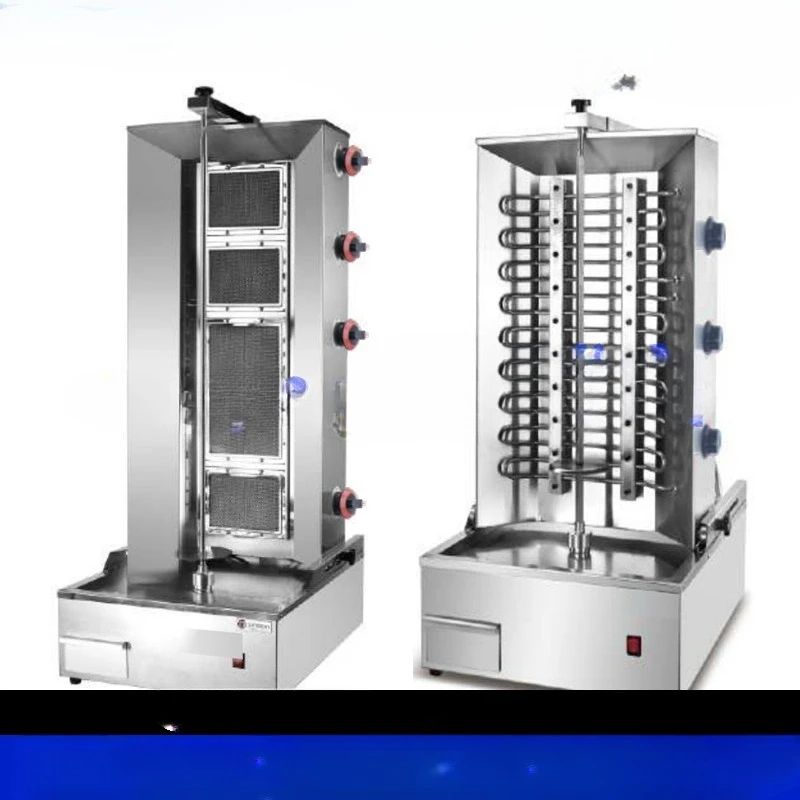 Commercial gas middle east barbecue grill turkey brazilian barbecue machine electric heating automatic rotary Xinjiang barbecue