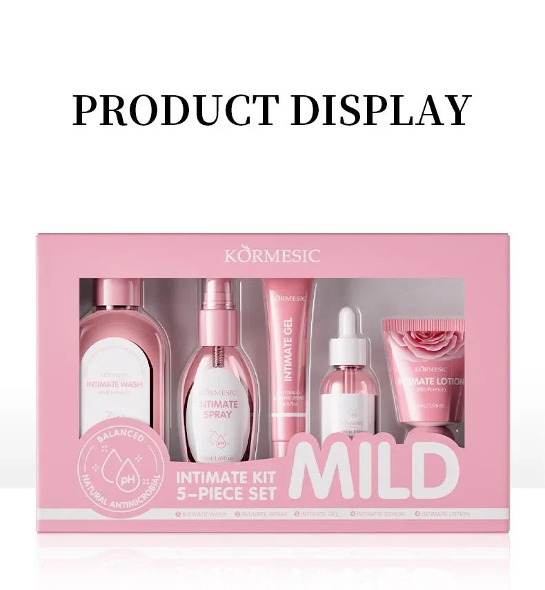 

KORMESIC — женский набор для частного ухода, набор для ежедневного ухода за кожей, набор для украшения ванны, изысканный гладкий набор, премиум-класса из 5 предметов/набор