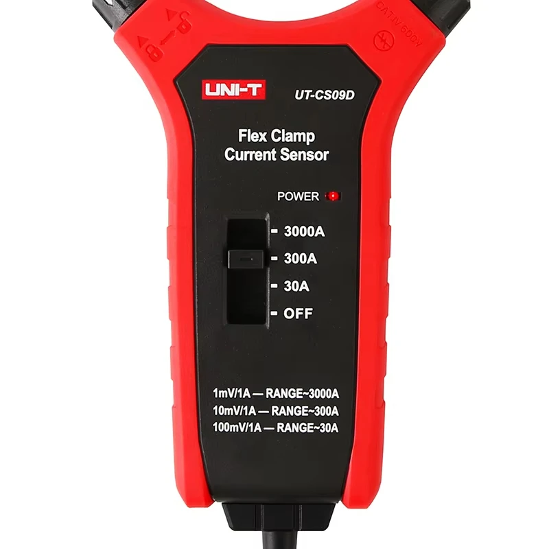 UNI-T 3000A  AC Current Flexible Clamp Meter Flex Clamp Sensor Amperemeter Frequency Meter UT-CS09D