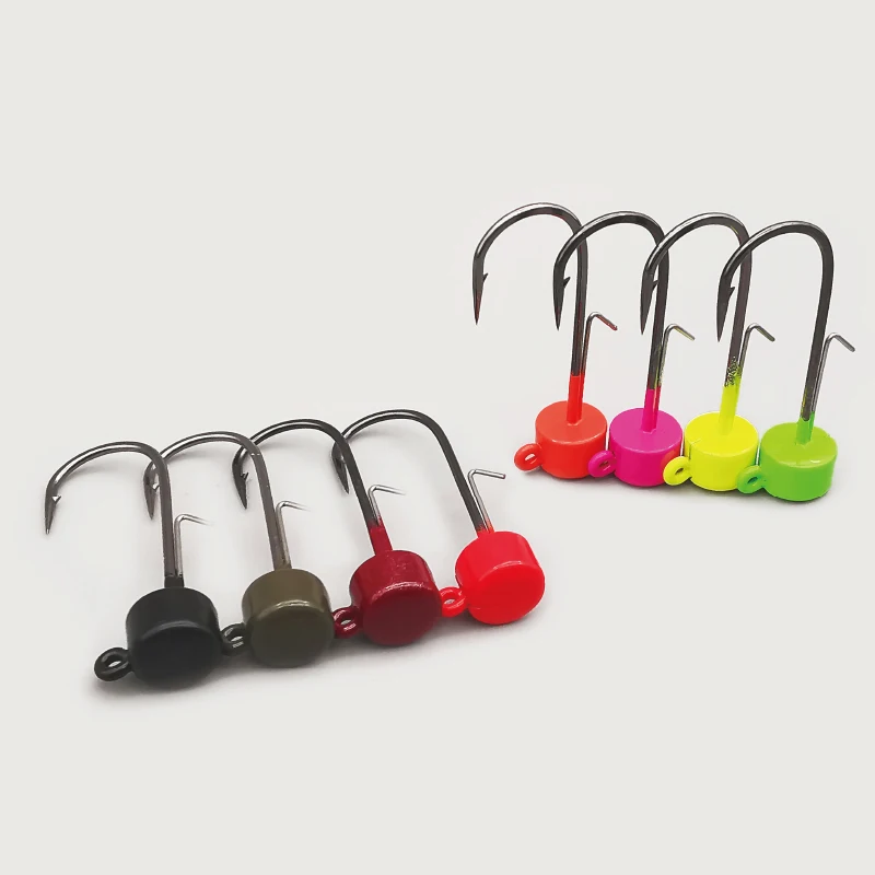 LUREHOLIC Tungsten Ned Jig Head with Norway Mustad Hook Ned Rig Hook Lure Fishing for Long Casting  Bass Fishing