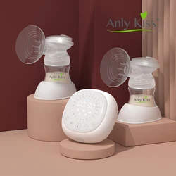 Anly Kiss Large Suction Bilateral Breast Pump Portable Adjustable Painless Electric Smart Breastpump For Breastfeeding Mom