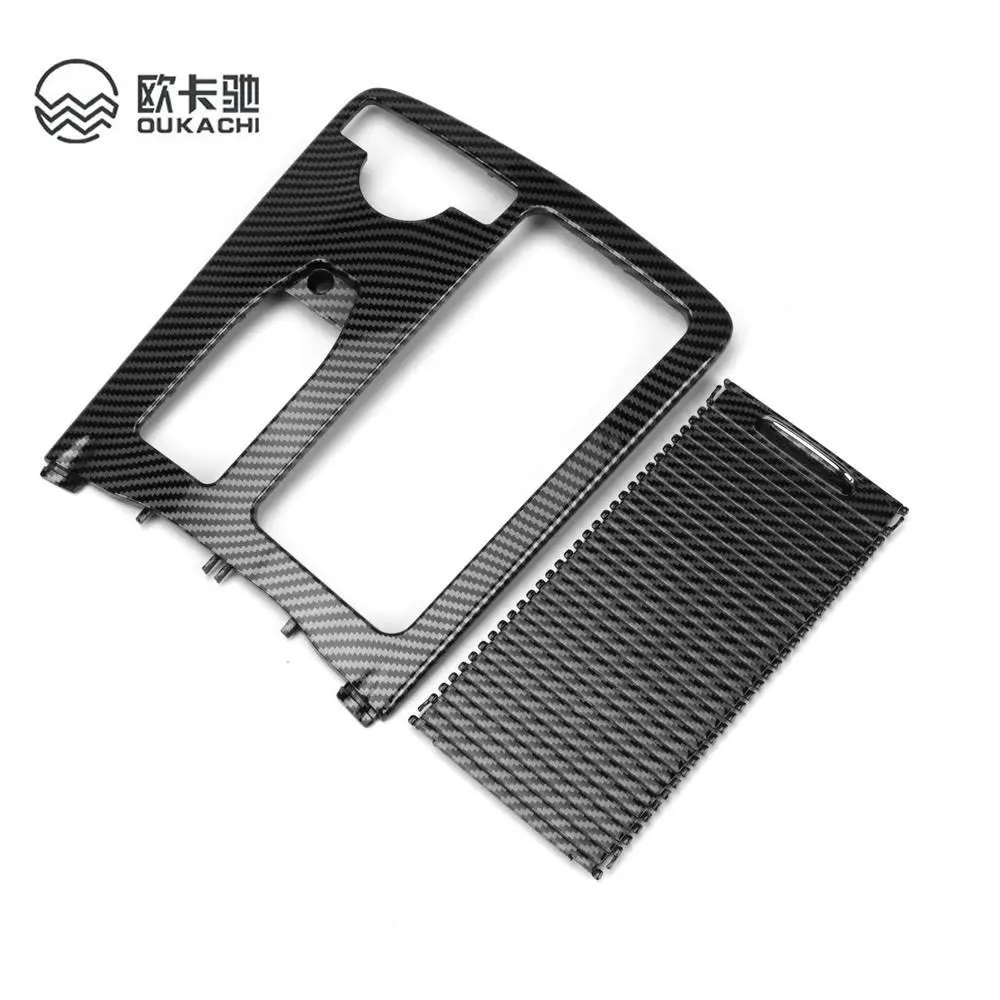 Car Accessories Center Console Cup Holder Cover Shutter Outer Frame Panel For BENZ W204 C C180 C200 C220 E W207 W212 E260 E300