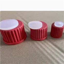 10pcs GL14 GL18 GL25 GL32 GL45 reagent bottle cap PBT red cap heat-resistant 180 degree screw cap