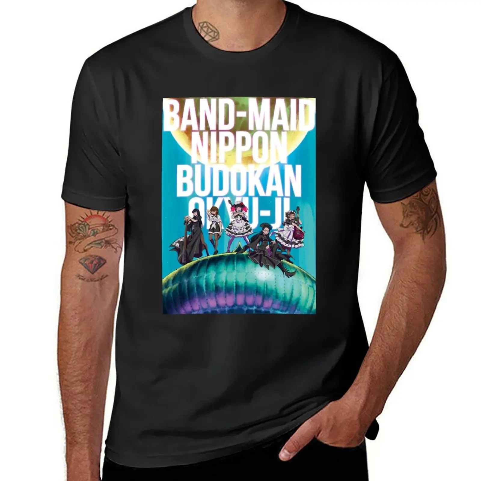 Men Women Band Maid Budokan Okyu Ji Funny Men Fan T-Shirt tees summer top boys animal print mens workout shirts