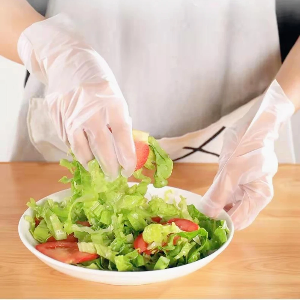 

Food-Grade Transparent TPE Gloves Waterproof Oil-Resistant Tear-Resistant Multipurpose for Kitchen Baking Takeout gloves
