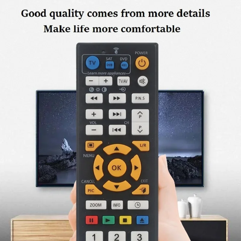 

ZLRLMHY L336 Infrared Intelligent Remote Device Remote Control, with Learning and Copying Function, Suitable for CBL DVD SAT