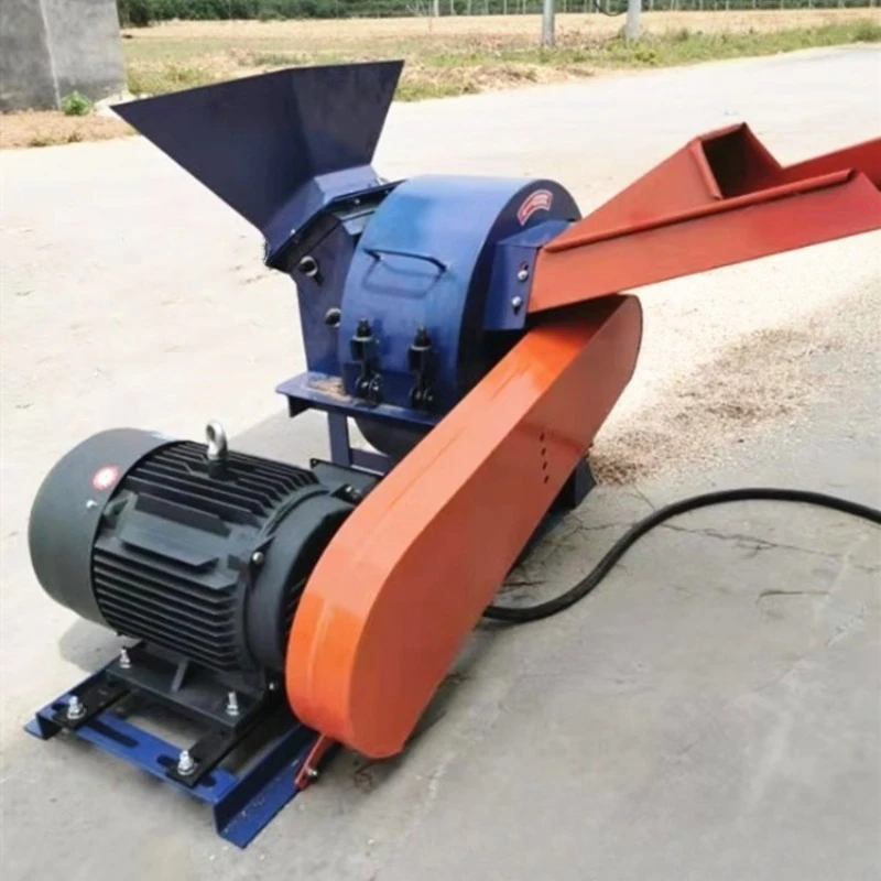 Leaf wood crusher Bamboo electric grapevine vegetable fruit tree branch crushing machine