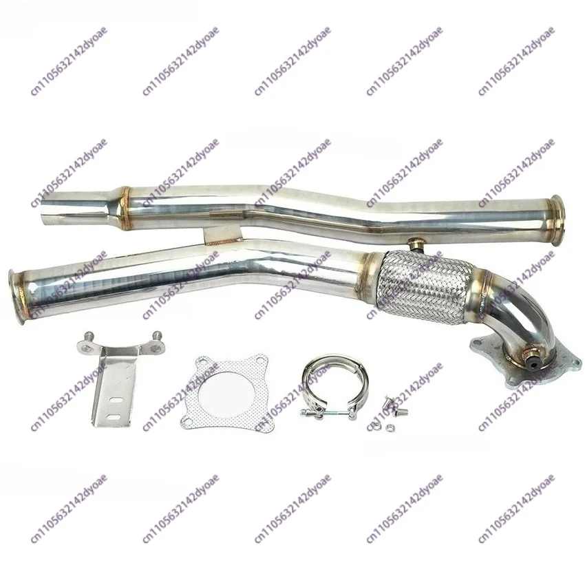 Tubo de Escape para VW Golf GTI MK5 MK6 Jetta 2.0T Turbo, Tubos de Escape para Audi A3 de 2.5 a 3 Pulgadas, Accesorios para Tubos de Escape