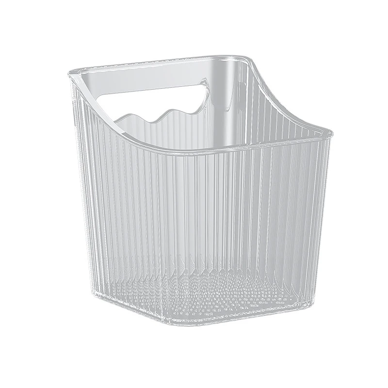 Multifuncional Transparente Storage Rack, Wall-Mounted Holder, Punch Free, Armário de cozinha, Box Organization