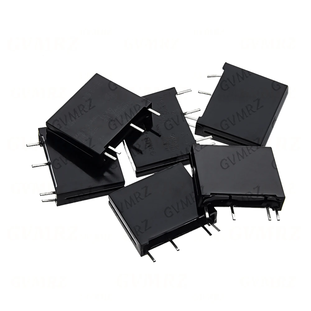 1PCS/lot 5V 12V 24V DC-AC Solid State Relay Module G3MB-202P G3MB 202P SIP SSR AC 240V 2A Snubber Circuit Resistor Relay Switch