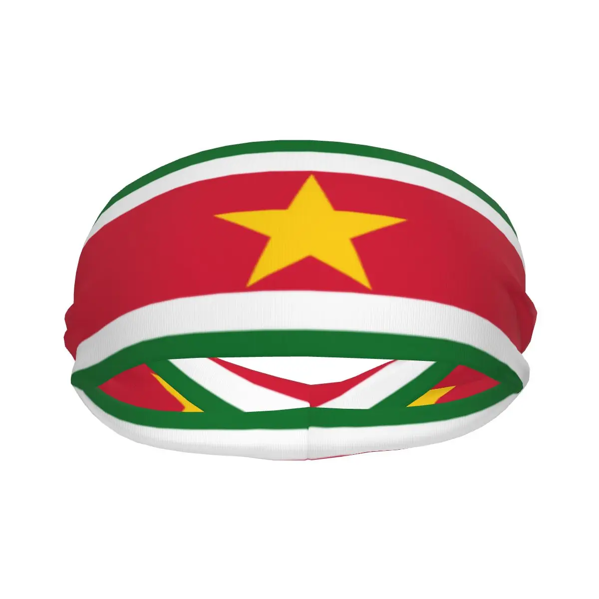 

Sports Sweatband Breathable Headband Sweat Hair Head Band Flag Of Suriname Yoga Headband