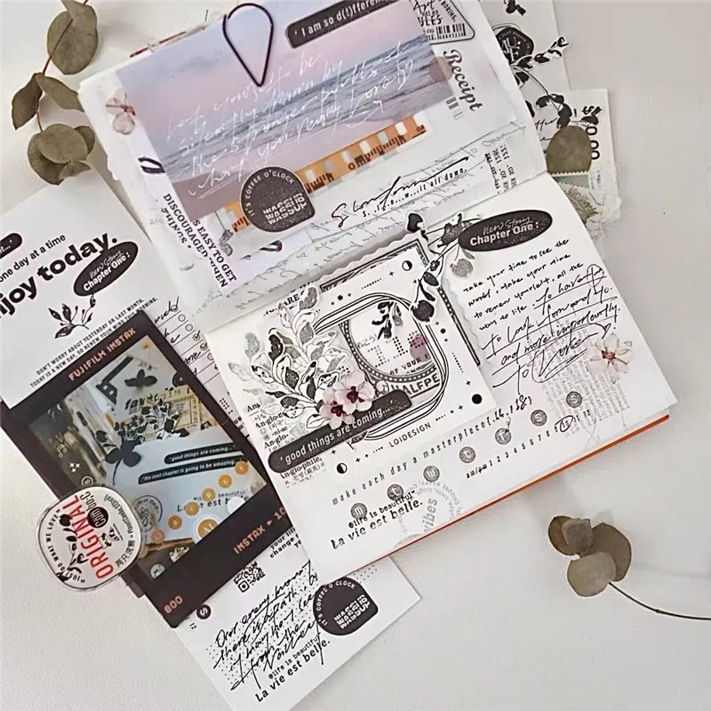 Vinage Casual Attitude English Words Wooden Rubber Stamp for DIY Scrapbooking Photo Album Card Making