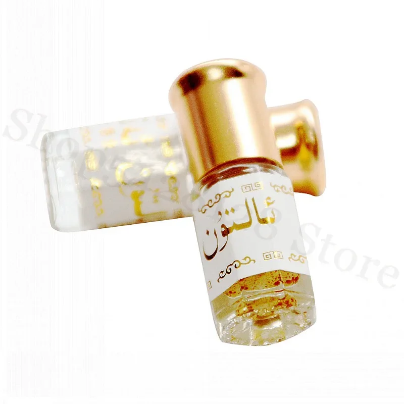 3ML Saudi Essential Oil Perfume Floral Notes Lasting Fragrance for Women Flower Flavor Perfume Essence Oil Body Deodorization