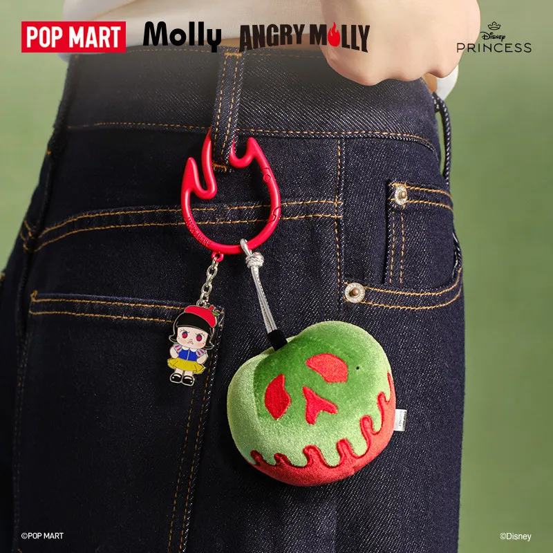 POPMART Angry Molly [PLAY] Disney Princess Series PENDANT Blind Box Mystery Box Guess Bag Toys Doll Cute Anime Figure Desktop