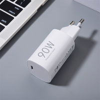Xiaomi 90W GaN Charger EU Plug Turbo Fast Charing Power Adapter 1/1.5/2M PD Cable For Mi 15 14 13 Pro Ultra Redmi K80 K70E K60