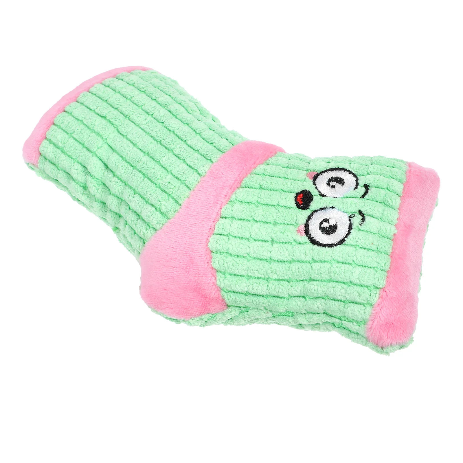 Jouet en peluche en forme de dessin animé pour animal de compagnie, jouet coule propre pour chiot, petit chien grinçant, mâcher