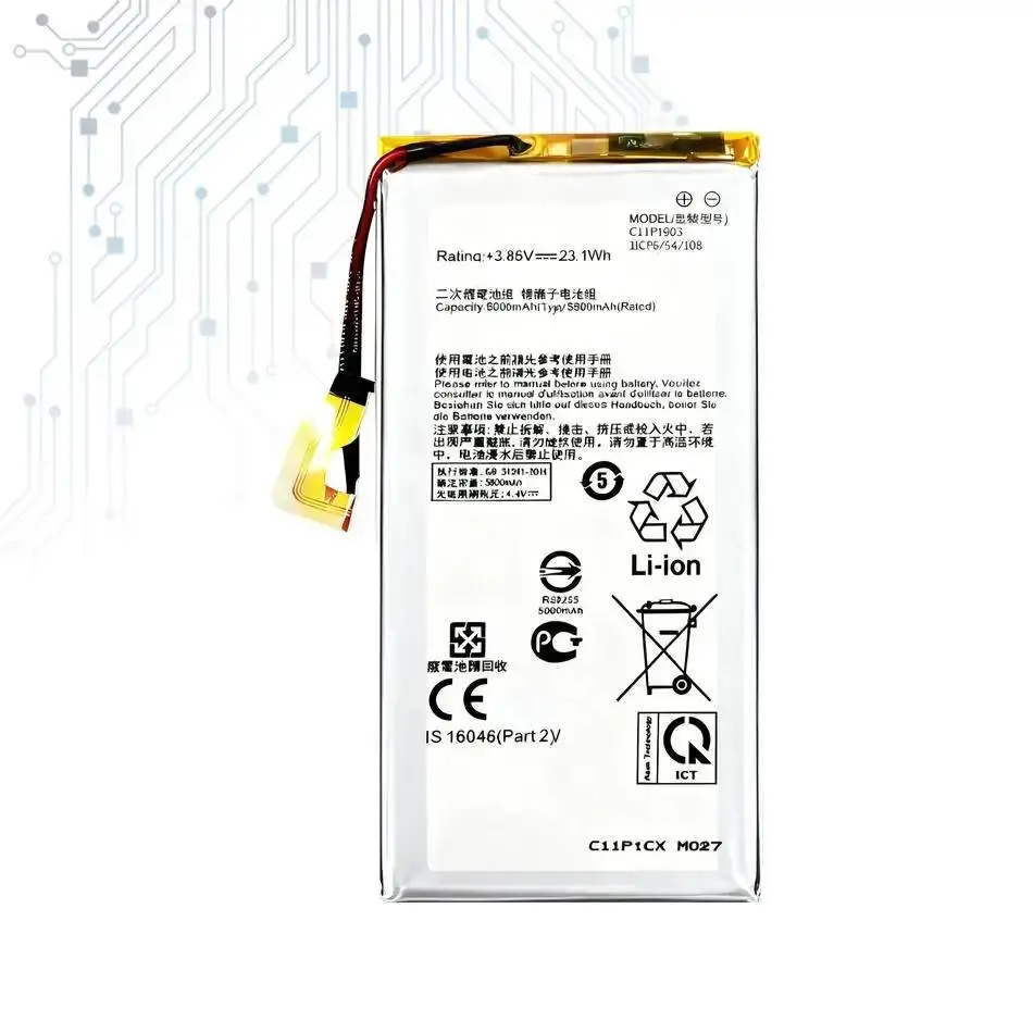 C11P1903 For Asus Rog 3 Game Phone ROG3 Safe Stable Mobile Battery 6000Mah