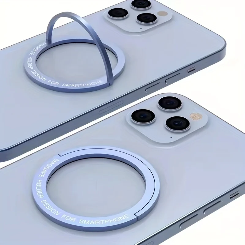 Lazy Portable Desktop Phone Holder Car Mount Metal Round Stand Bracket for Iphone 15 12  Xiaomi Huawei Samsung Phone Accessories