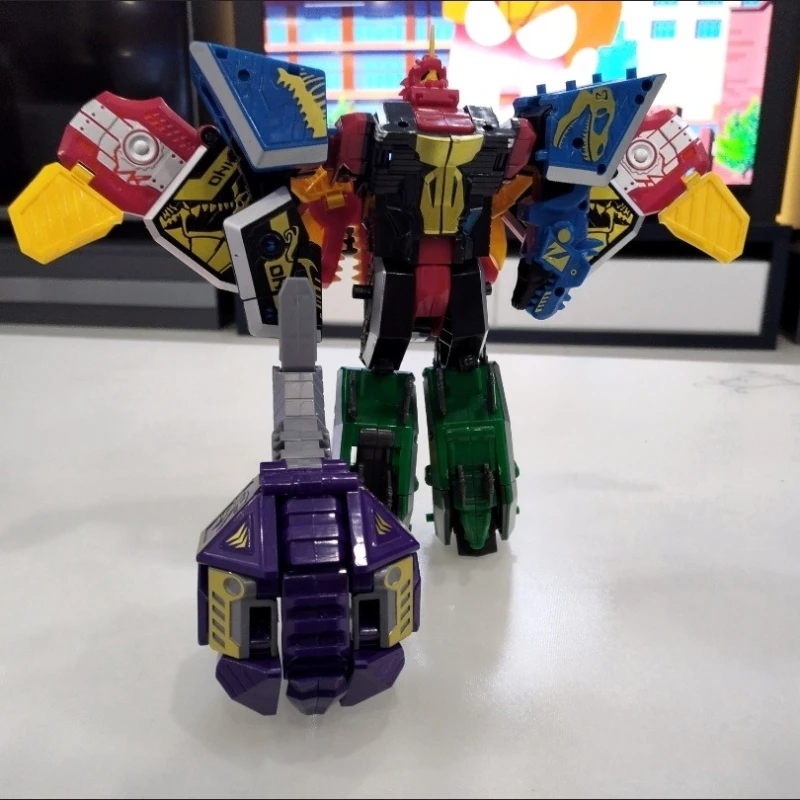 2025 جديد 5 في 1 مزيج تحويل روبوت ديناصور بطاقة لعبة عمل الشكل التحول نموذج ألعاب أطفال هدية الطفل