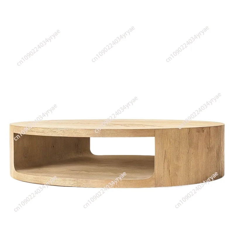 

Simple solid wood wind coffee small American country retro tea table home coffee table