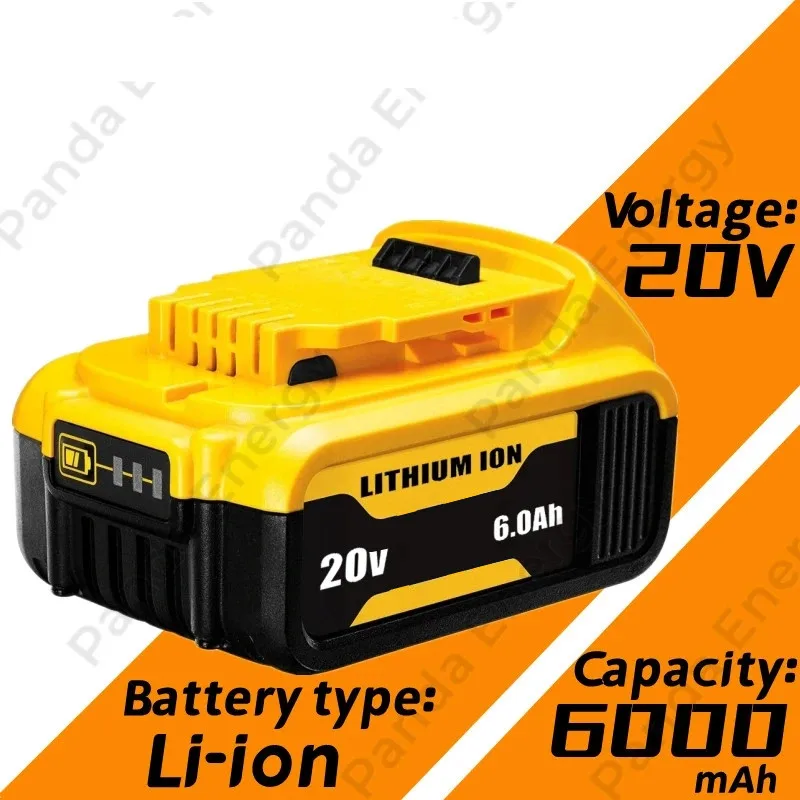 

Aokaidikui DCB200 6000mAh 20V Макс сменная батарея Dew 20V/18V батареи DCB184 DCB182 DCB180 DCB181 DCB182 DCB201 XR DCB204