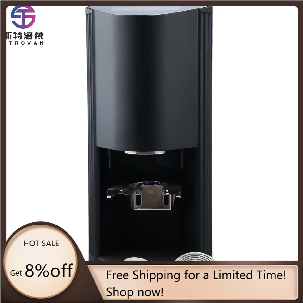 

STLF WJW 49-58.5mm Automatic Coffee Powder Press 12V Electric Coffee Tamper Professional Commercial Coffee Equipment Black White