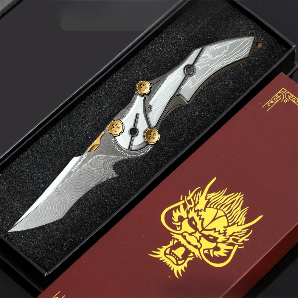 22CM Delta Force Blade of Mercy Chinese Game Randapparatuur Volledig Metalen Ambachtelijke Wapen Model Collectible Bureau Ornamenten Veilig Jongen speelgoed