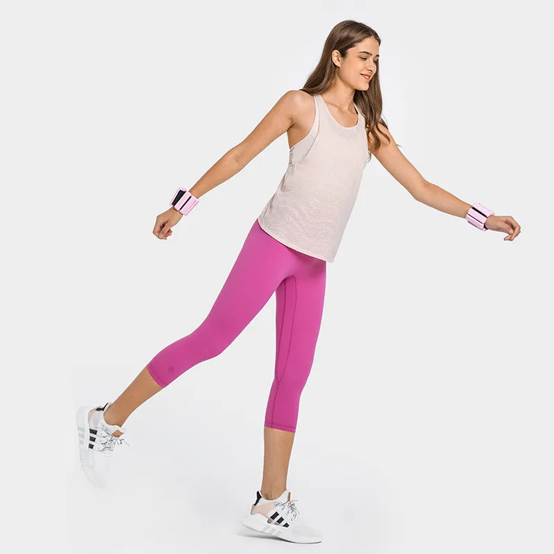 Solid Color Round Neck Jacquard Stitching Breathable Fitness Short Sleeve Sport Yoga T-shirt Loose Crop Top Quick Dry Gym Clothe