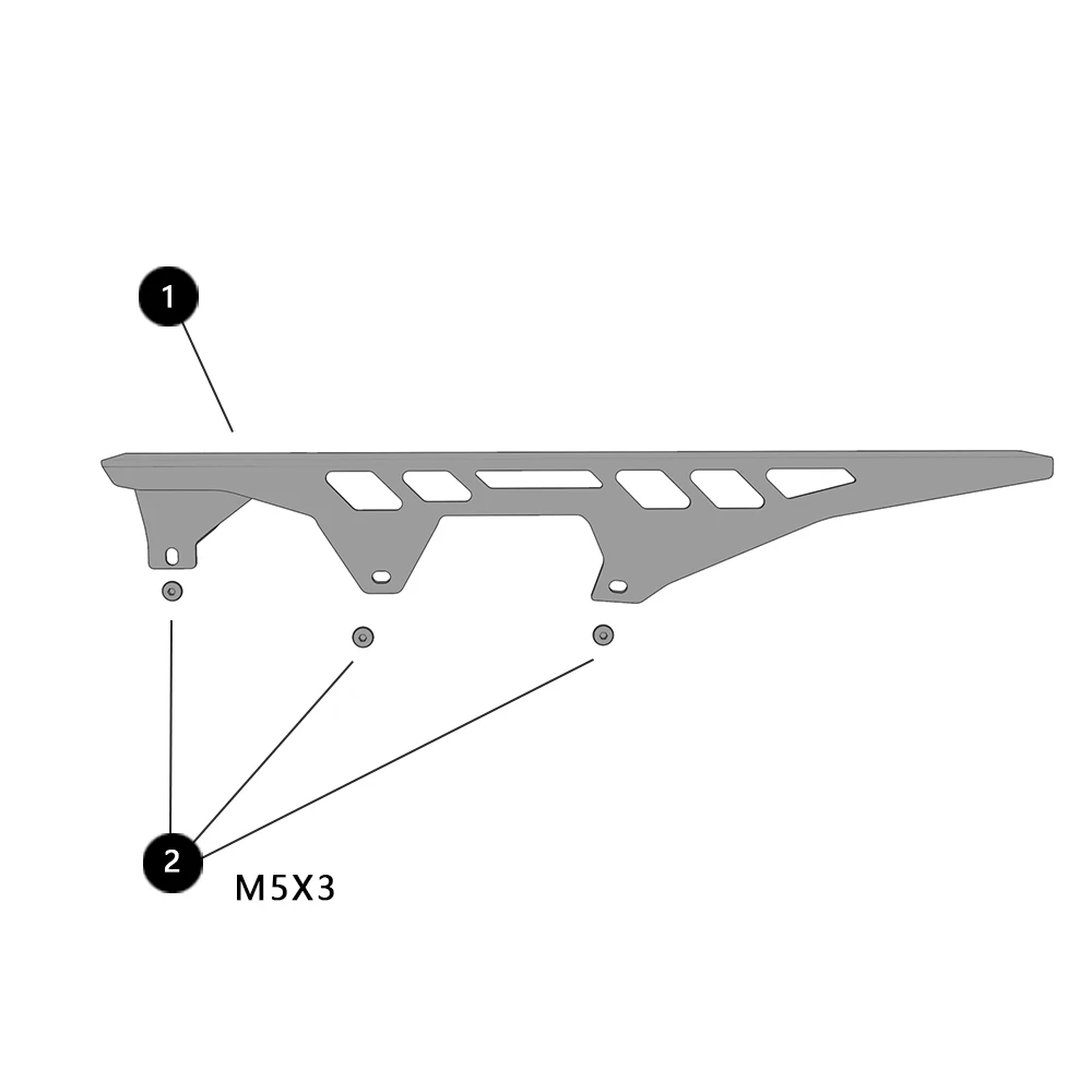 Motorcycle Accessories New Chain Guard Cover FOR Tiger 800 / XC Tiger 800XC 2010 2011-2018 Sprocket Belt Chain Guards Protection