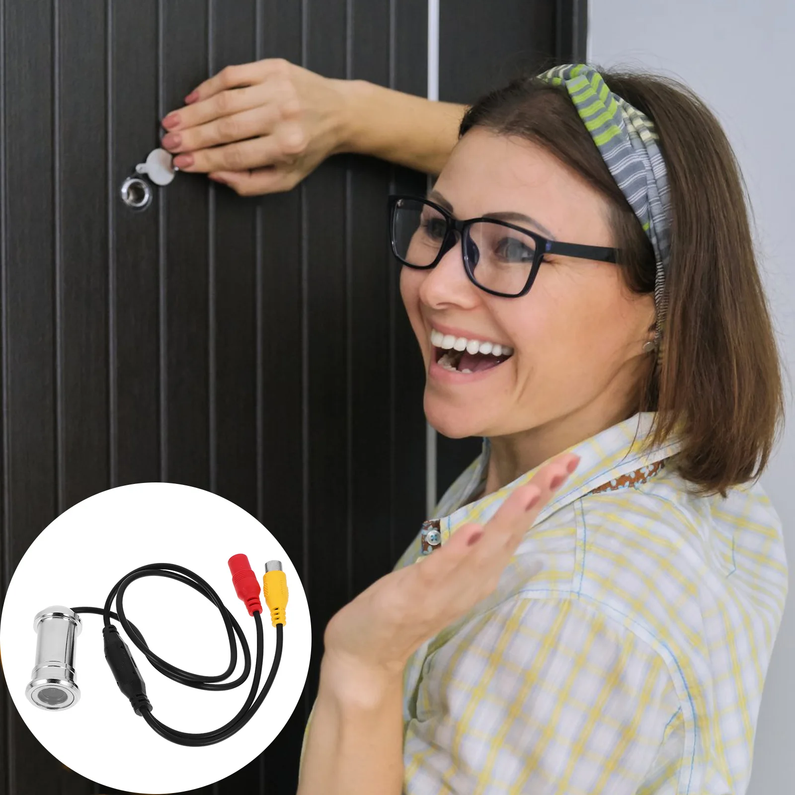 

3.6Mm Focus Lens 800Tvl 1/4 Inch Cmos Cctv Mini Door Eye Hole Camera Wide Angle Hd Video Recorder Small Low Power Home Security