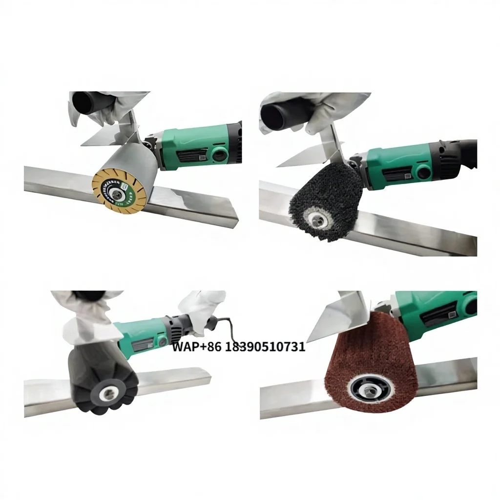 Handheld High power Polisher Multifunctional Electric Polishing Machine Stainless Steel Surface Repair Plane Drum Sander