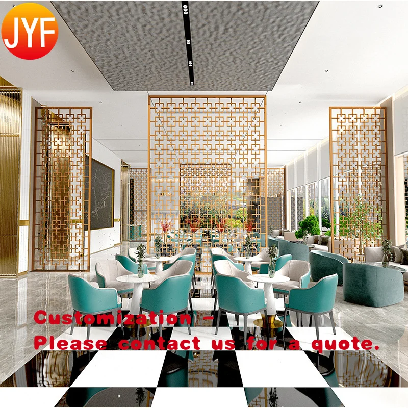 

Современная перегородка из нержавеющей стали для интерьера: для салонов, отелей, гостиных