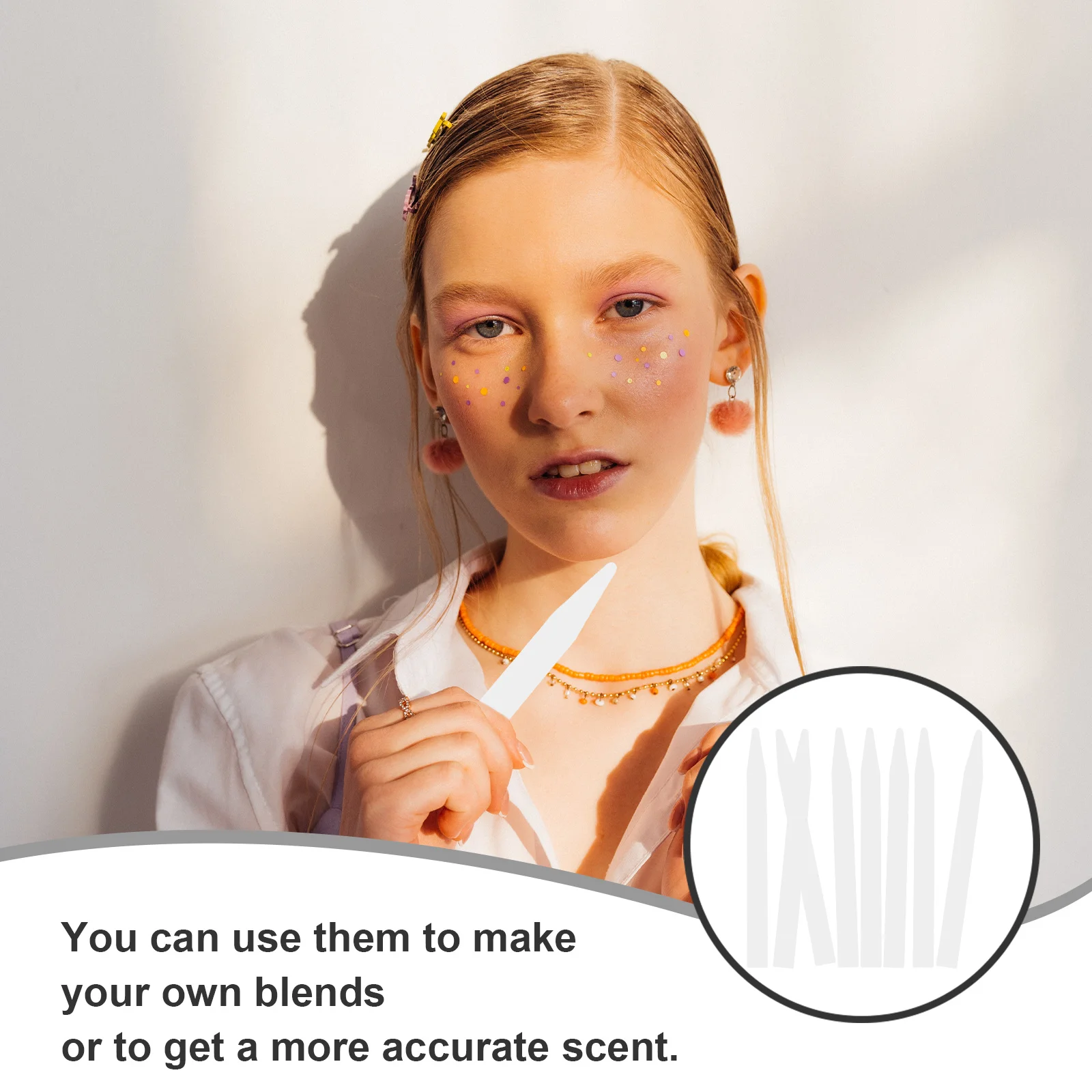 100 قطعة شرائط اختبار العطر للزيوت العطرية رائحة اختبار ورقة قطاع ماصة حبر الصويا المطبوعة ديكور المنزل